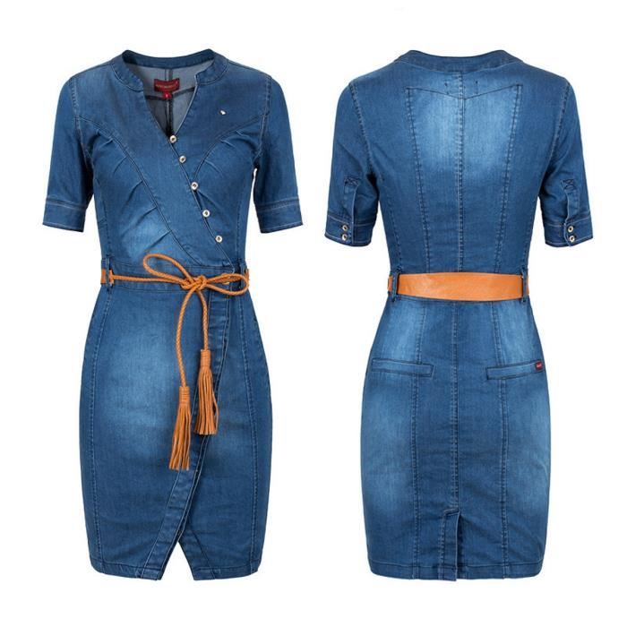 robe en jean femme